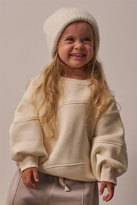 Taş Dikiş Detaylı Sweatshirt