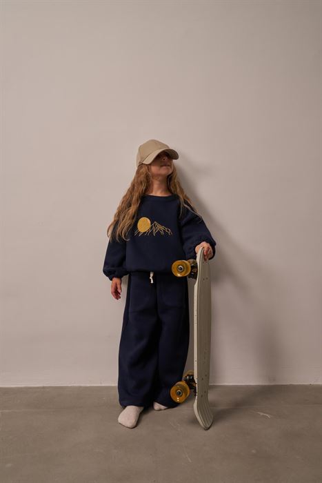 Lacivert Unisex TinyPeak Alt Üst Takım