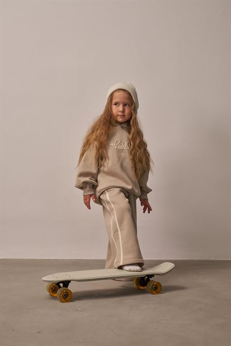 Bej Hello Nakışlı Alt Üst Takım