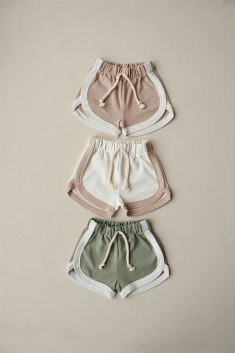 3'lü Biyeli Penye Şort Model 3