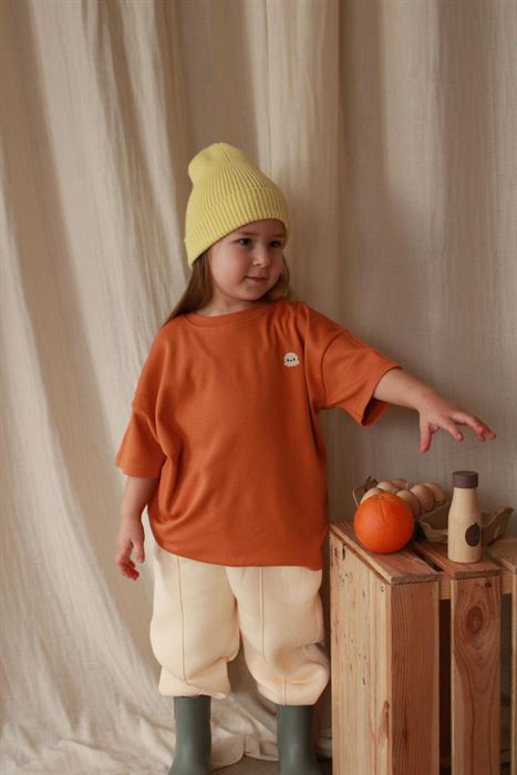 Ahtapot Nakışlı Oversize T-shirt