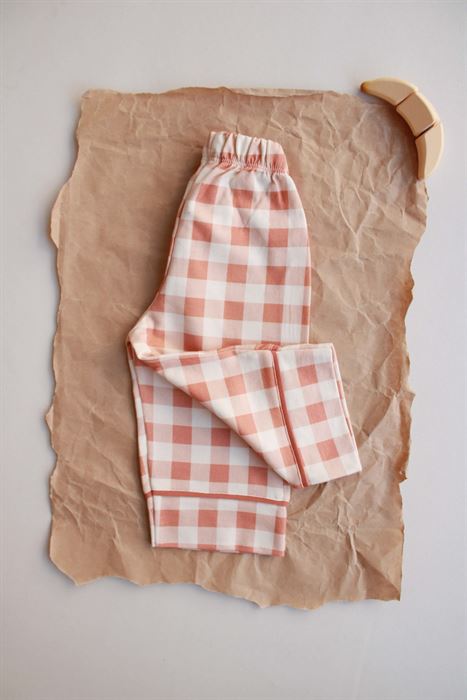 Ekose Desenli Pijama Altı