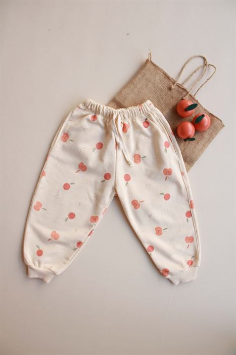 Elma Baskılı Eşofman Altı