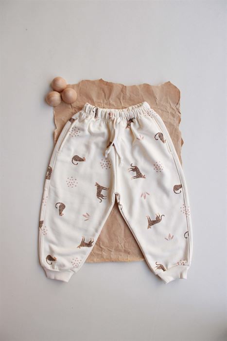 Leopar Baskılı Eşofman Altı