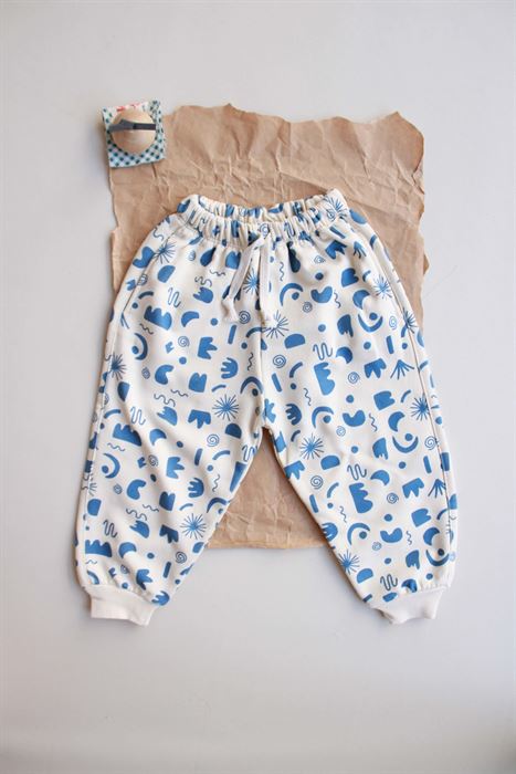 Geometrik Baskılı Eşofman Altı