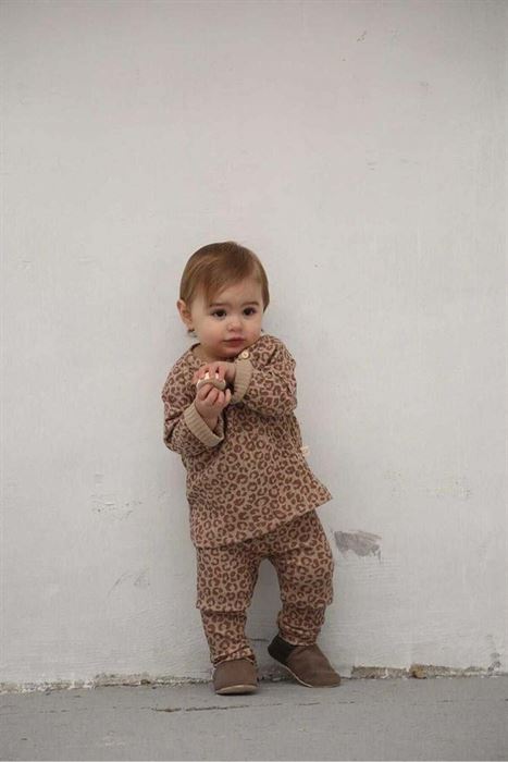 Leopar Desenli Alt Üst Takım