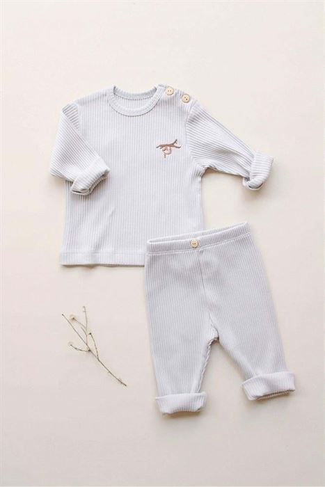 Sloth Gri Alt Üst Takım