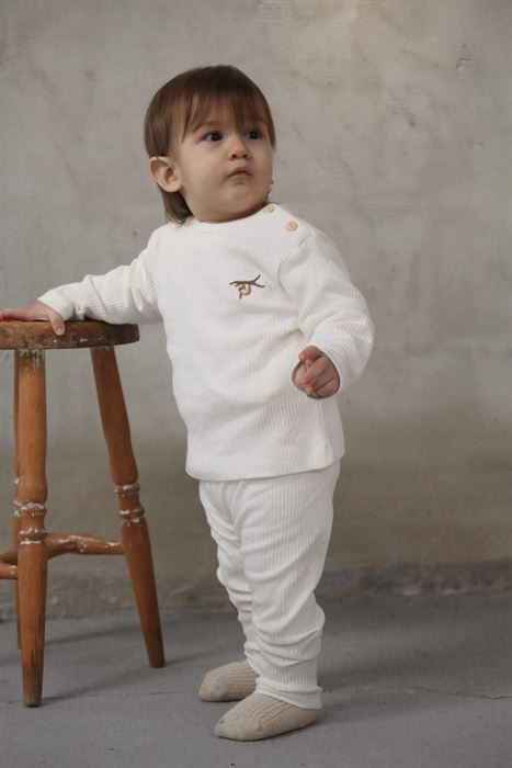 Sloth Beyaz Alt Üst Takım