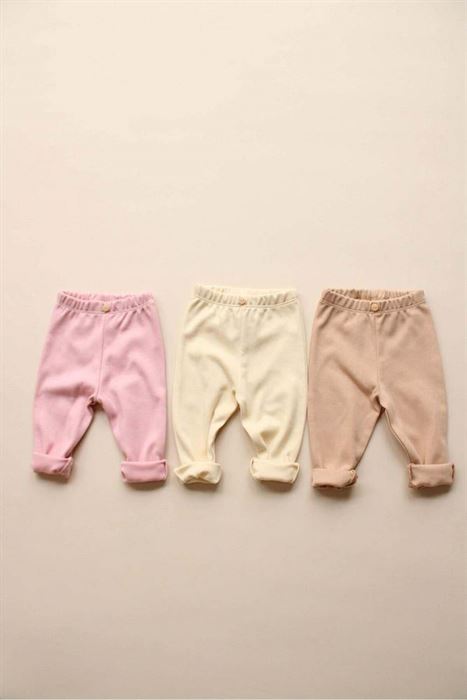3lü Penye Bebek Tayt Model 6