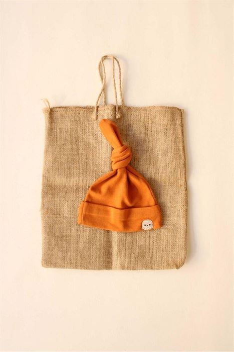 Ahtapot Nakışlı Yenidoğan Şapka