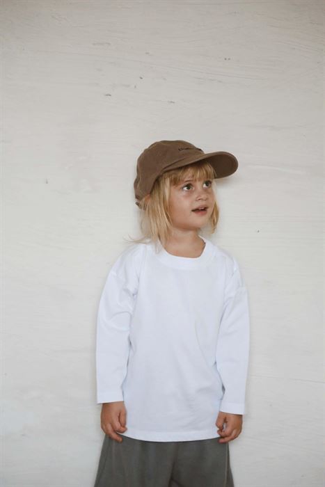 Beyaz Basic Uzun Kollu T-shirt