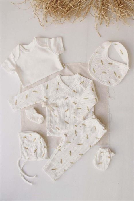 Başak Baskılı 7li Yenidoğan Set