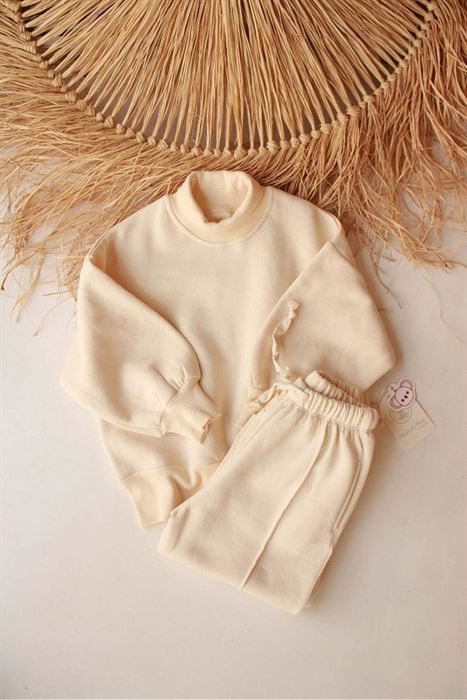 Mavi Sırt Baskılı Çocuk Eşofman Takımı