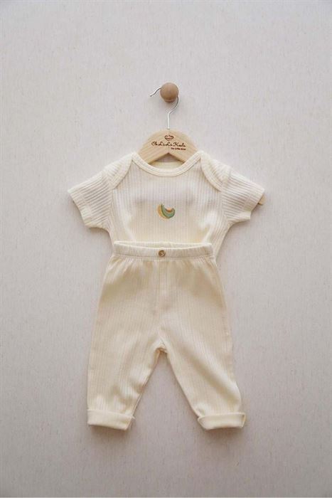 Kavun Nakışlı Body Tayt Set