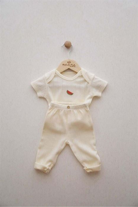 Karpuz Nakışlı Body Tayt Set