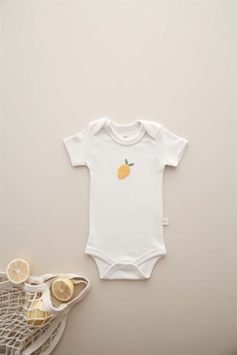 Limon Nakışlı Çıt Çıtlı Body-Zıbın