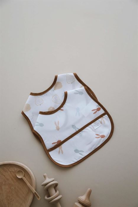 Armut ve Tavşan 2li Sıvı Geçirmez Mama Önlüğü 6-36 AY
