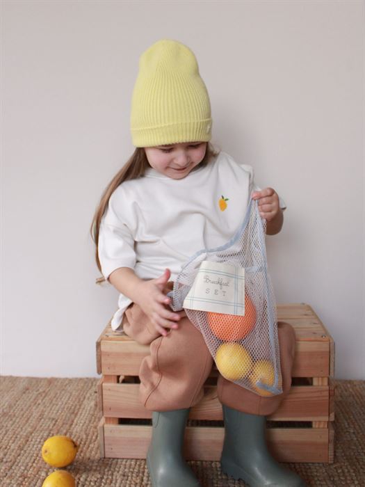  Limon Nakışlı Oversize T-shirt