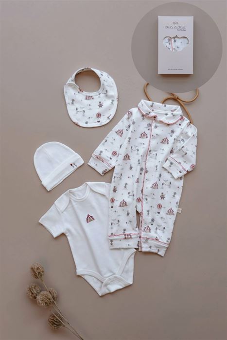 Sirk Serisi 4lü Yenidoğan Set (0-3 Ay)