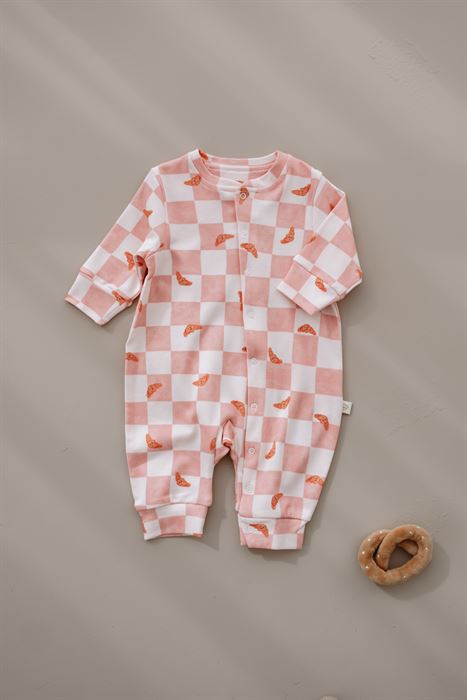 Damalı Kruvasan Serisi Tulum