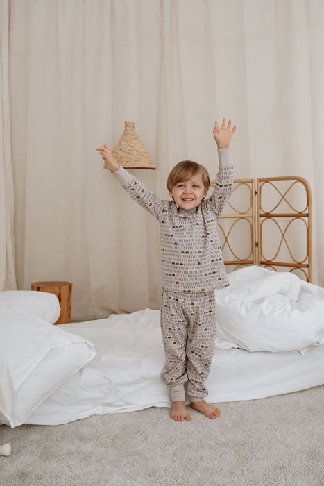 Geometrik Baskılı Color Shapes Çocuk Pijama Seti