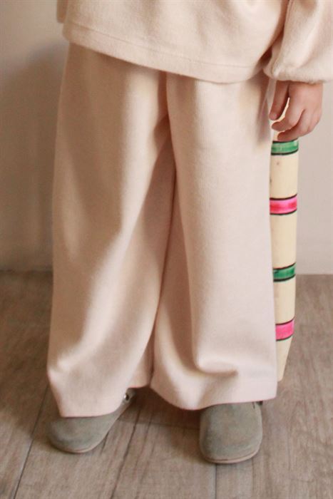 Bej Soft Kız Çocuk Pantolon