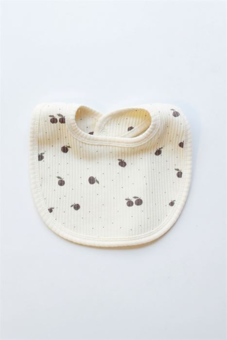 Elma Desenli Kaşkorse Çıt Çıtlı Bebek Önlük