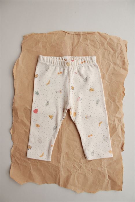 Meyve Baskılı Bebek Penye Tayt