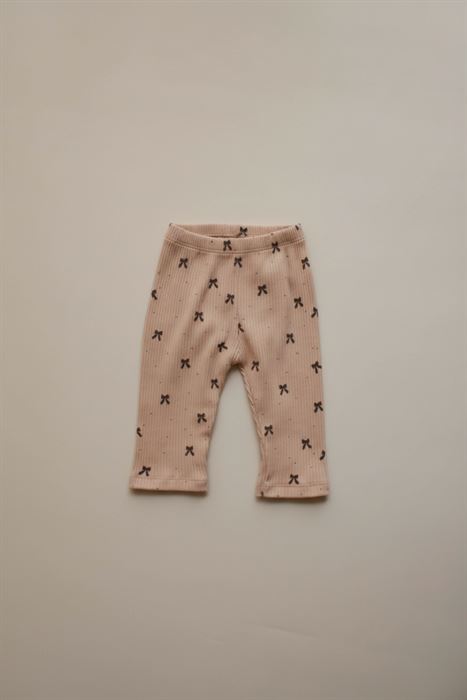 Kurdele Baskılı Kız Bebek Kaşkorse Tayt