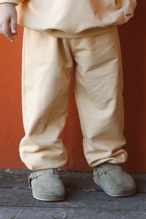 Pastel Sarı Mevsimlik Eşofman Alt