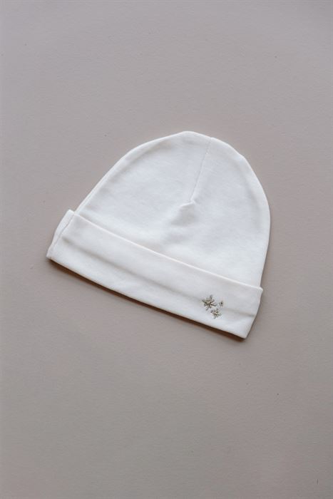 Peri Nakışlı Bebek Şapka