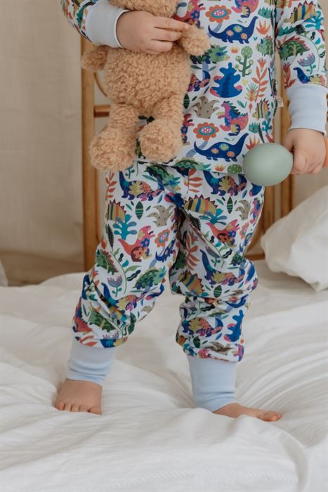 Dinozor Desenli Pijama Alt