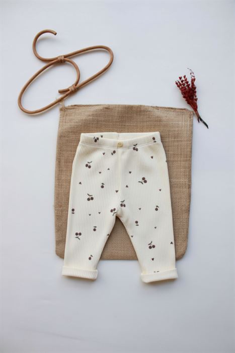 Kiraz  Desenli Kaşkorse Tayt