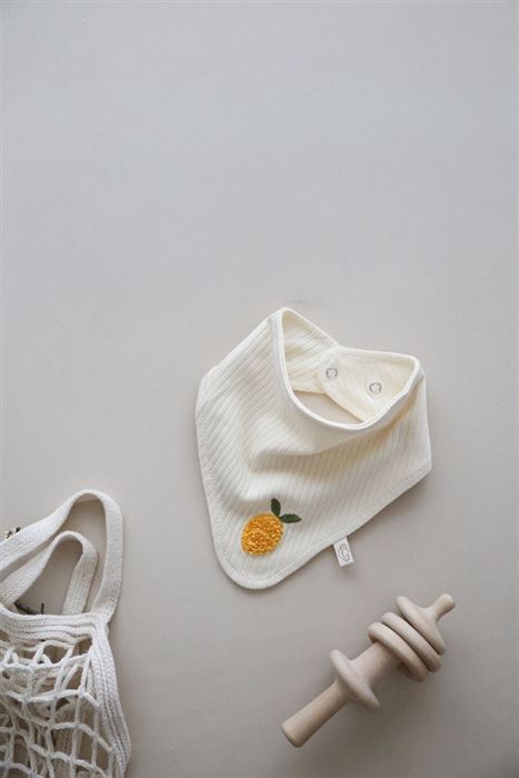 Limon Nakışlı Çıt Çıtlı Fular