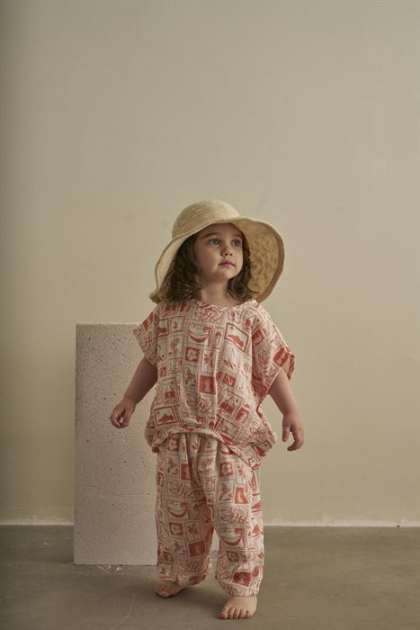 Mare Linen Müslin Pantolonlu Takım